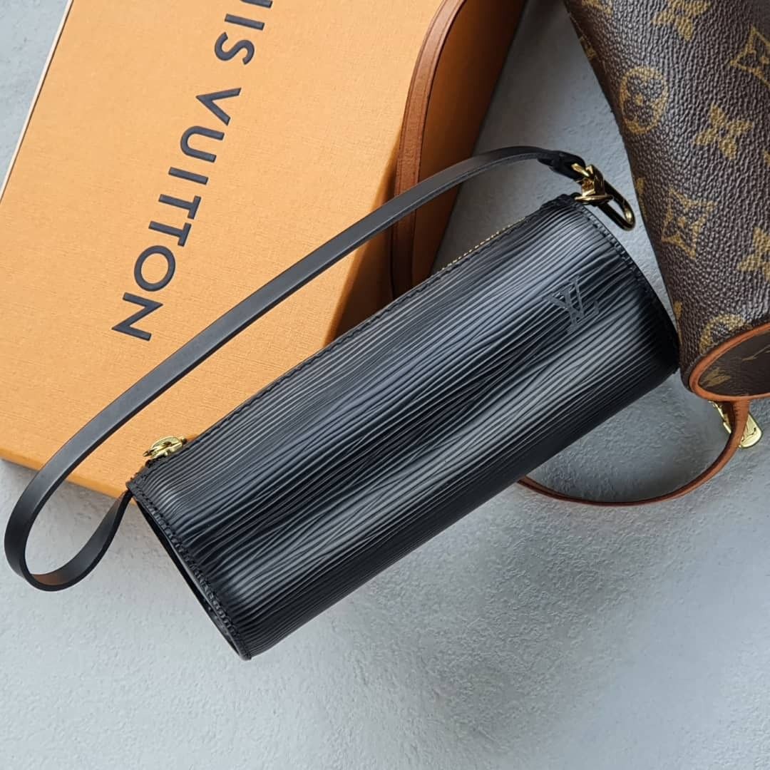 Louis Vuitton Mini Dauphine Epi Leather - Black, Luxury, Bags & Wallets on  Carousell