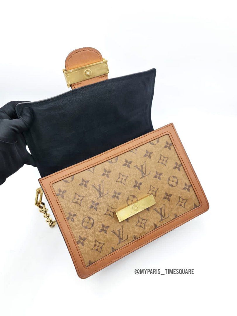 L.V. Monogram Reverse Canvas Dauphine MM, Luxury, Bags & Wallets on  Carousell