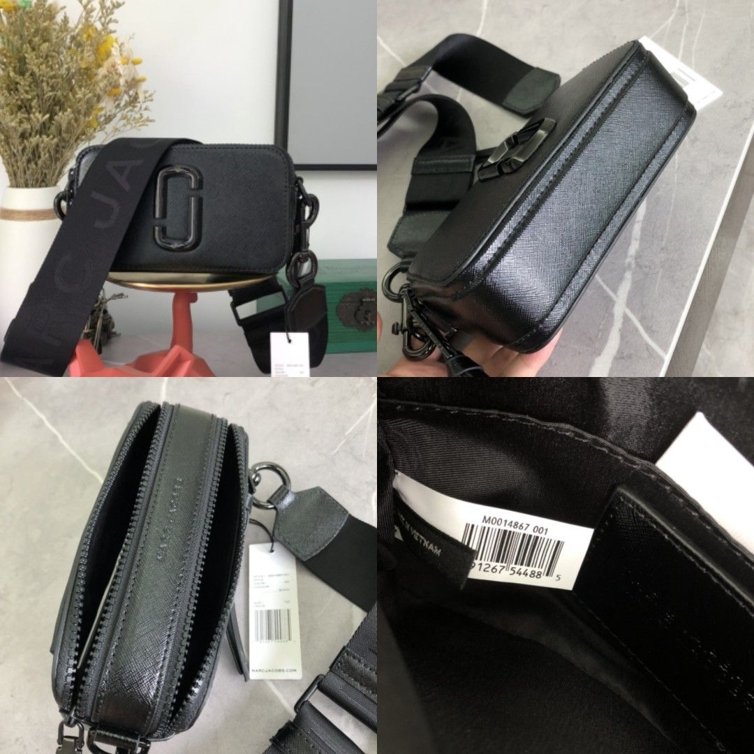 MARC JACOBS SNAPSHOT DTM BLACK, Women's Fashion, Bags & Wallets, Cross-body  Bags on Carousell