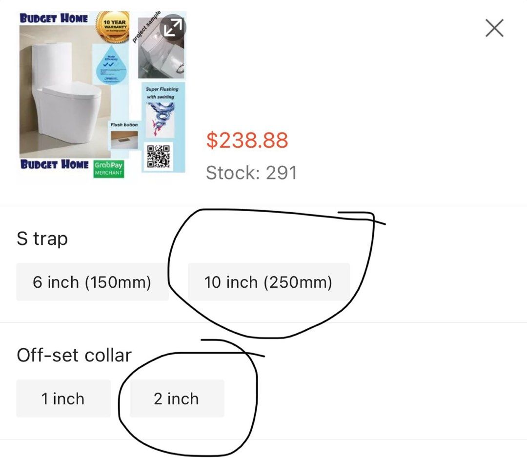 Mayfair Toilet Bowl Tornado Flushing, Furniture & Home Living, Bathroom