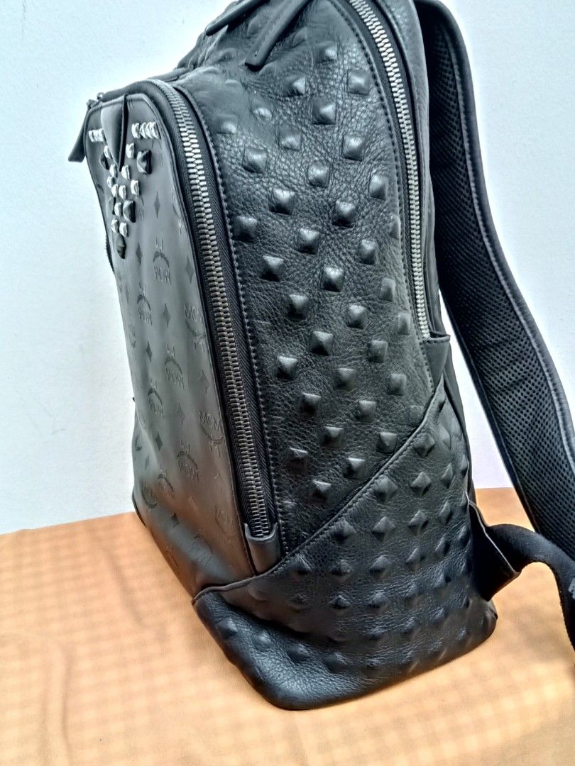 Mcm ottomar discount monogrammed leather backpack