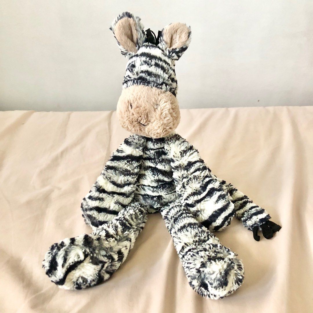 Medium Jellycat Merryday Bashful zebra