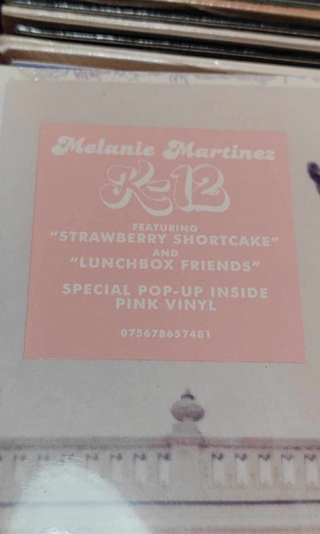 MELANIE MARTINEZ: K12 [PINK VINYL/LP] (Category: Vinyls) located in Rizal. Submitted by cd_red_shop (Listing ID 1246610193, Image 3). Description: 📌MELANIE MARTINEZ: K12 [PINK VINYL/LP] Atlantic ‎– 075678657481 Format: Vinyl, LP, Album, Pink Country: US Released: 06 Sep 2019 Genre: Hip Hop, Pop BRANDNEW/ORIGINAL/IMPORTED/SEALED GRAB YOUR COPY NOW! .