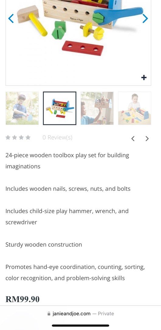 Melissa Doug Tool Box Babies Kids Infant Playtime on Carousell