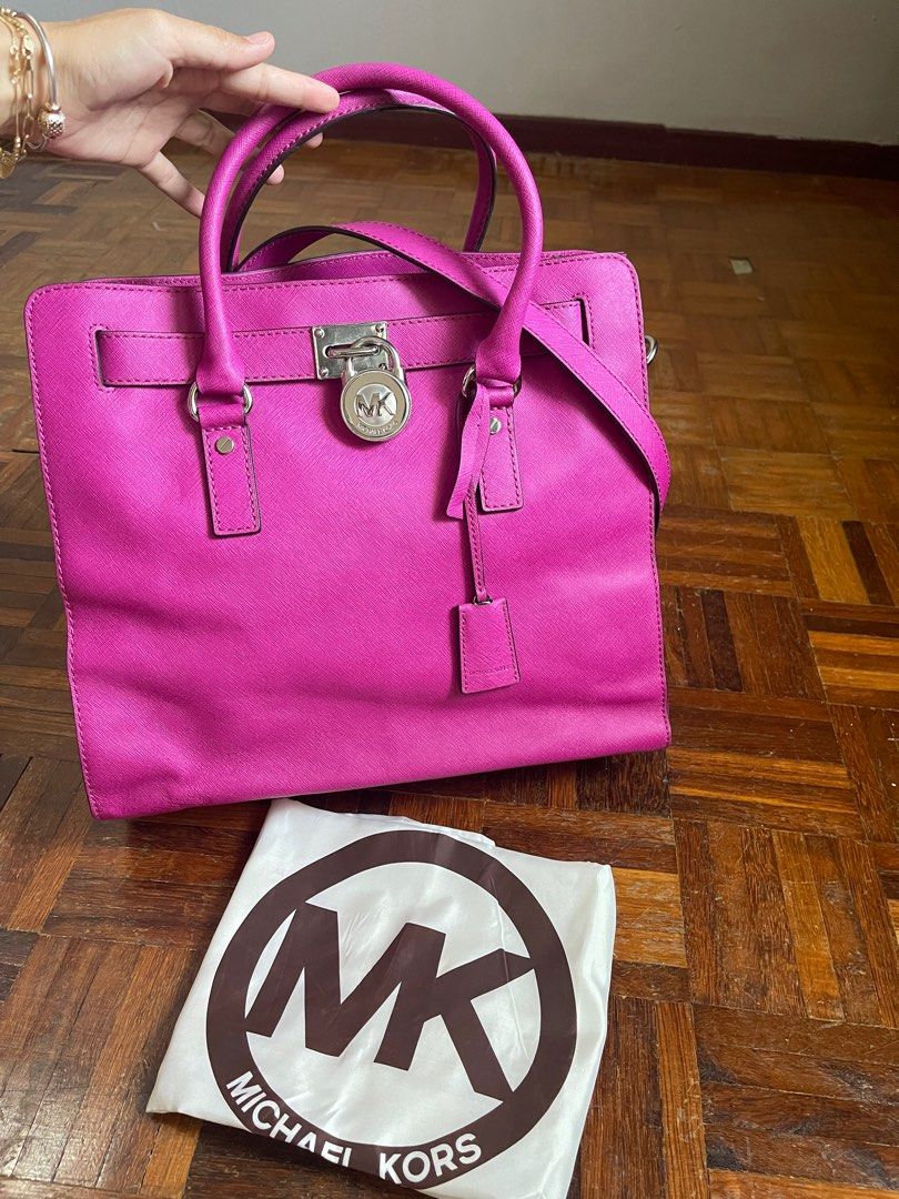 Michael kors hamilton large saffiano leather tote discount