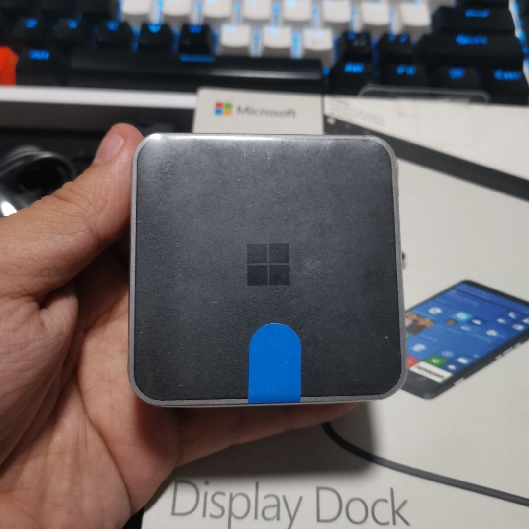 MICROSOFT Display Dock HD-500 | Item Code: 04478 (Category: Desktops) located in Caloocan City. Submitted by christian.montalban (Listing ID 1246697129, Image 1). Description: MICROSOFT Display Dock HD-500 | Item Code: 04478 Price: P3,199.00 Color: Grey BRANDNEW ITEM - 3X USB 2.0 ports Including one high-current charging port - HDMI - Display Port - USB-C connector for power supply Package: Display Dock, USB Cable, Power Supply, Quick Guide .