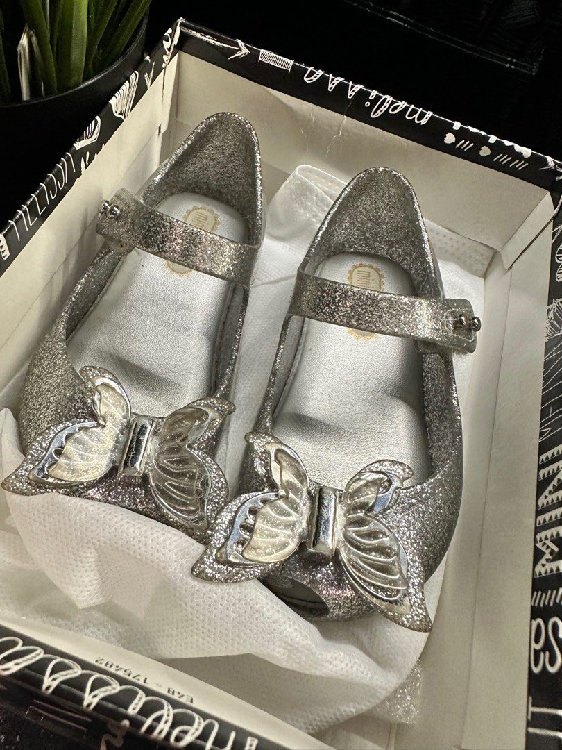 Mini Melissa Silver Butterfly
