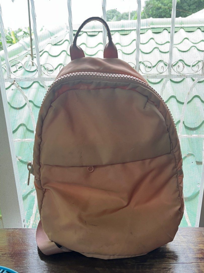 Miniso pink backpack new arrivals