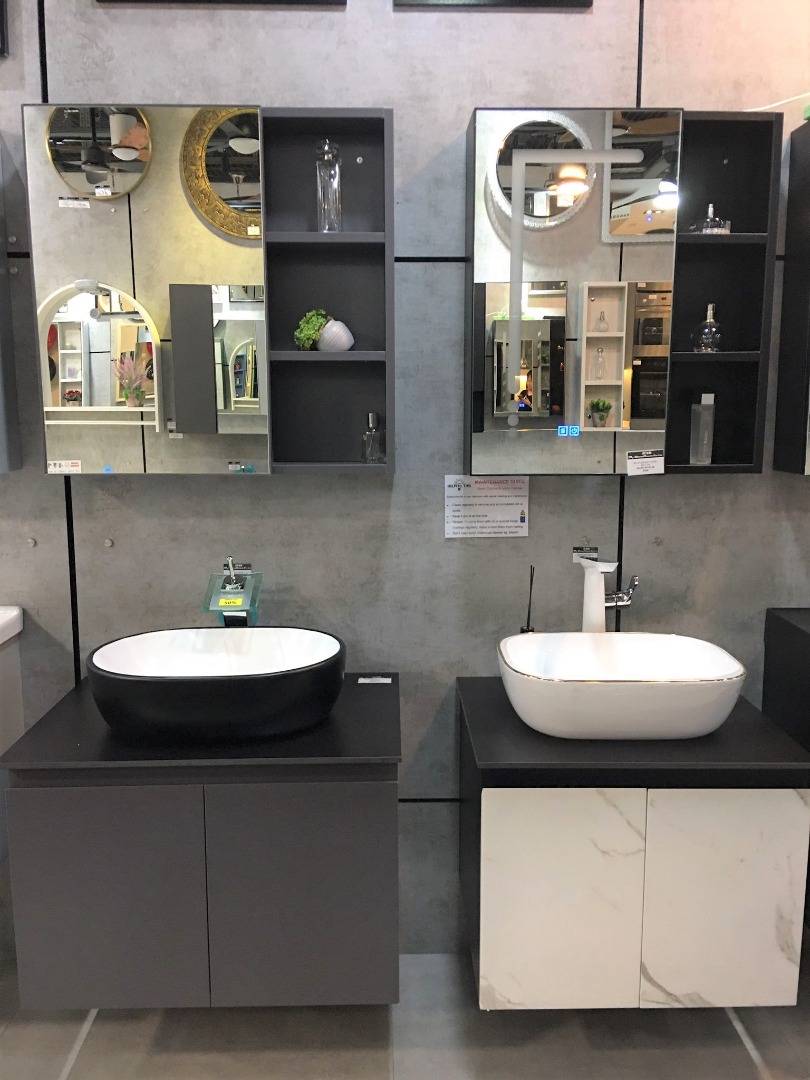 Mirror Table Top Basin Furniture & Home Living, Bathroom & Kitchen Fixtures on Carousell