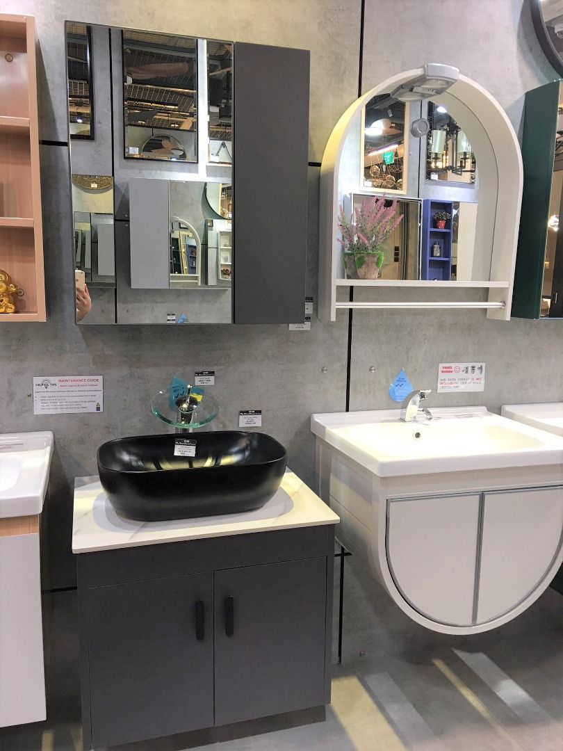 Mirror Table Top Basin Furniture & Home Living, Bathroom