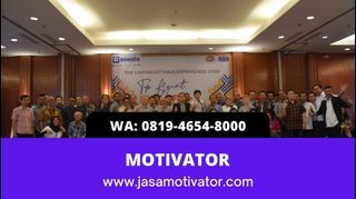 Motivator Capacity Building PalangkaRaya Lucu!! (0819-4654-8000)