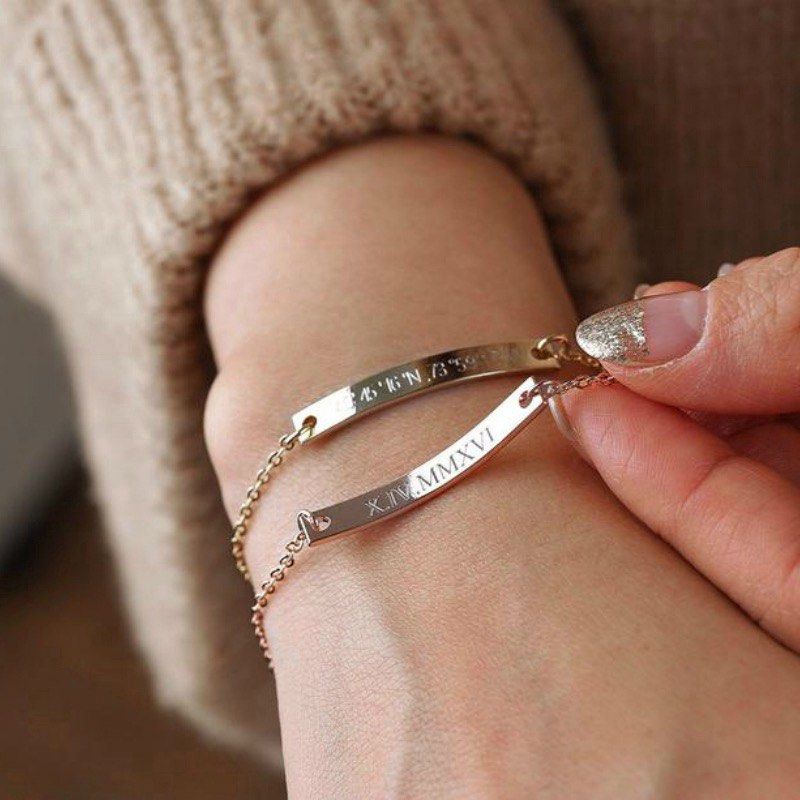 Chain cheap name bracelet