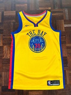 Nike Kevin Durant Golden State Warriors Chinese Heritage The Bay Jersey Sz  56