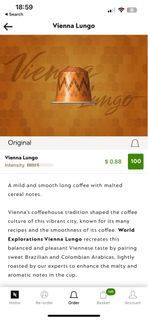 Nespresso Vienna 100 capsules