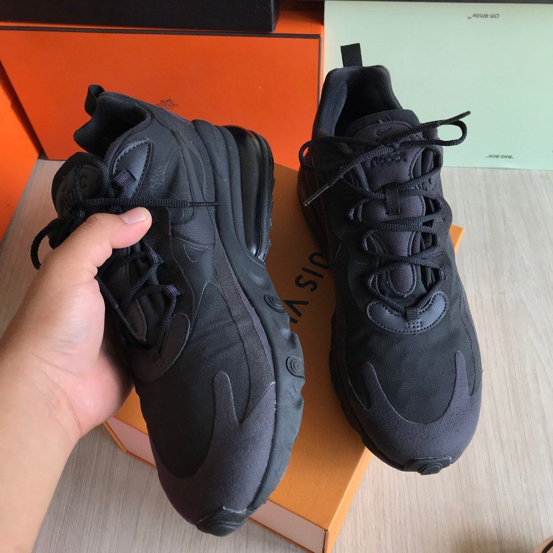 Footshop Air Max 270 React Men's Black And White React Full