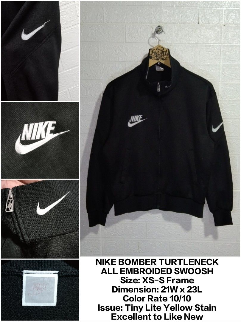NIKE BOMBER TURTLE NECK JACKET Women s Fashion Coats Jackets