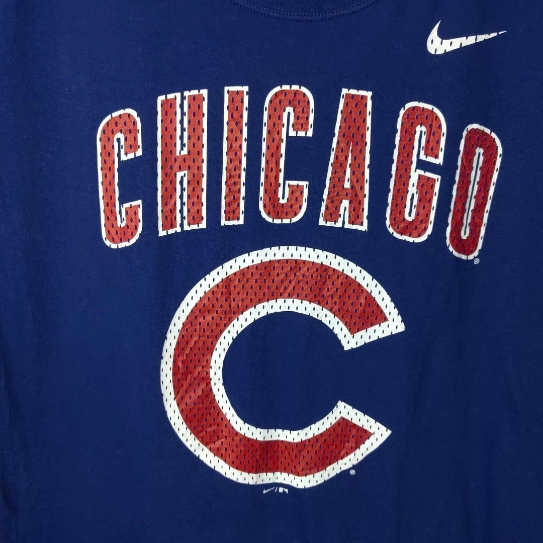 Nike Team First (MLB Chicago Cubs) Women's Cropped T-Shirt