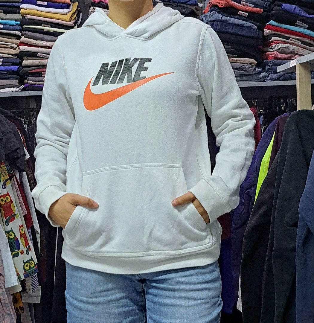 Nike hoodie sale big logo