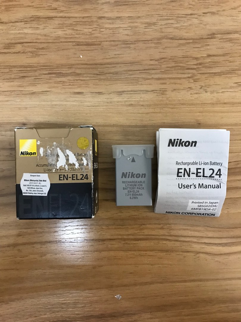Nikon Li-ionリチャージャブルバッテリー EN-EL24 出荷 - カメラアクセサリー