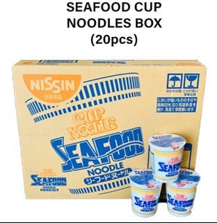 Nissin Seafood Cup Noodle 75g Exp: December 2023 (20pcs in 1 box)