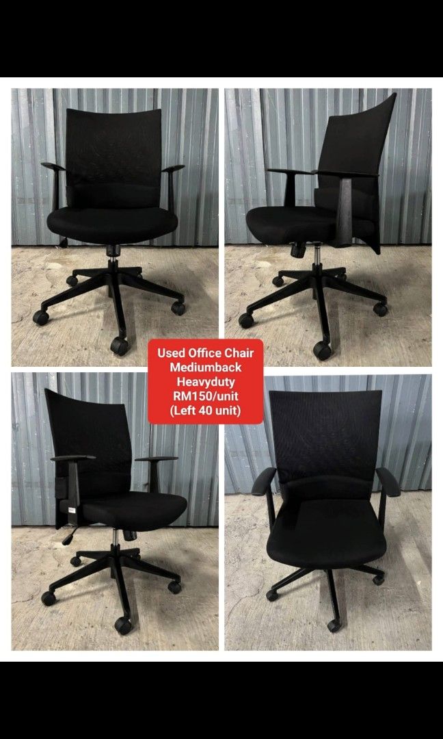 Used heavy deals duty office chairs