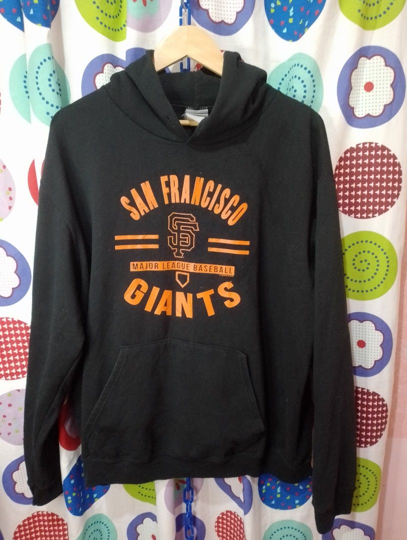 San Francisco Giants Hoodie Sweatshirt Toddler 2T Black Adidas MLB