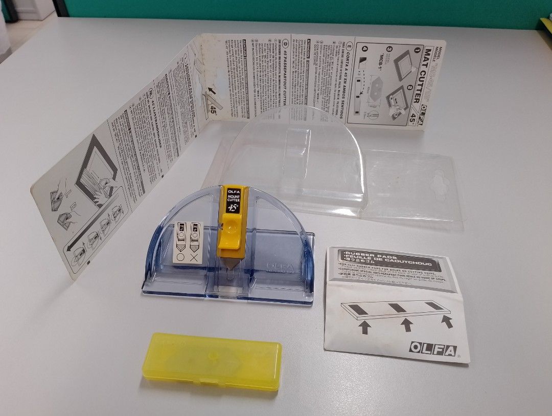 OLFA 45 Degree Mount Board Cutter (MC45/2B, Hobbies & Toys, Stationery