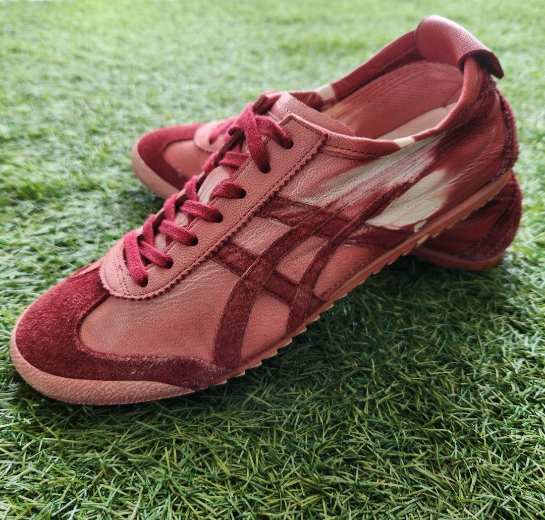 Onitsuka Tiger Nippon Made Ladies Red leather Mexico 66, Women's ...