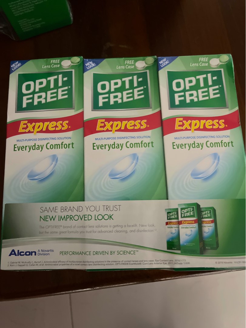 Opti free Contact lens solution, Beauty & Personal Care, Vision Care on