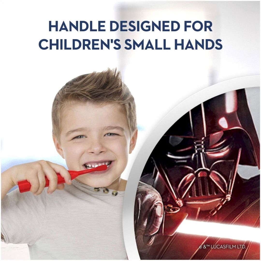 OralB Kid's Battery Toothbrush Featuring Star Wars with Extra Soft