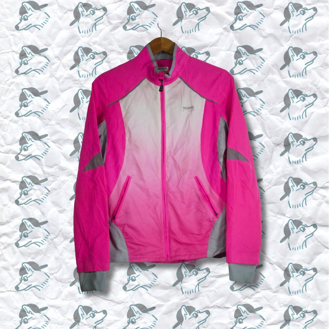 Pink Gym Jacket, Women's Fashion, Coats, Jackets and Outerwear on Carousell