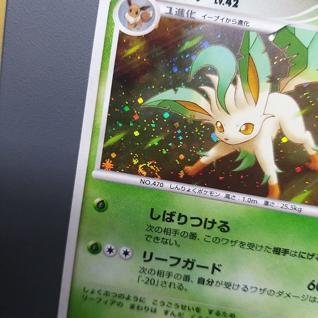 First Edition Holo Leafeon Lv. X