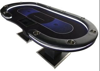 Poker Table with Led Light (Purple) / Poker Games
