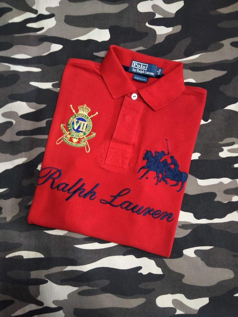 VTG Polo Ralph Lauren RL Jockey Club 3 Rugby Sweatshirt