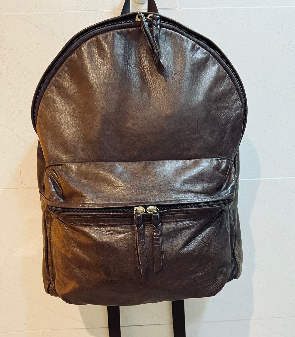 Porter Frank Leather Daypack (Backpack) - Horsehide Leather
