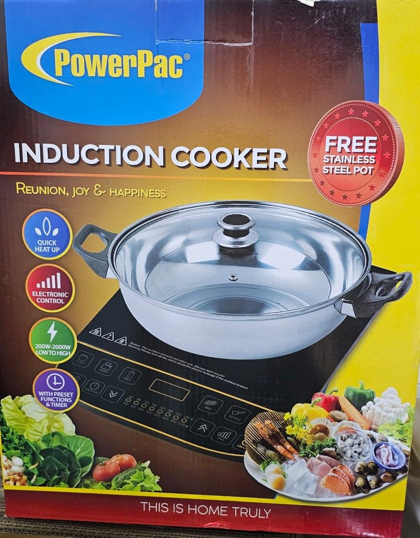 Power Pac induction cooker, TV & Home Appliances, Kitchen Appliances