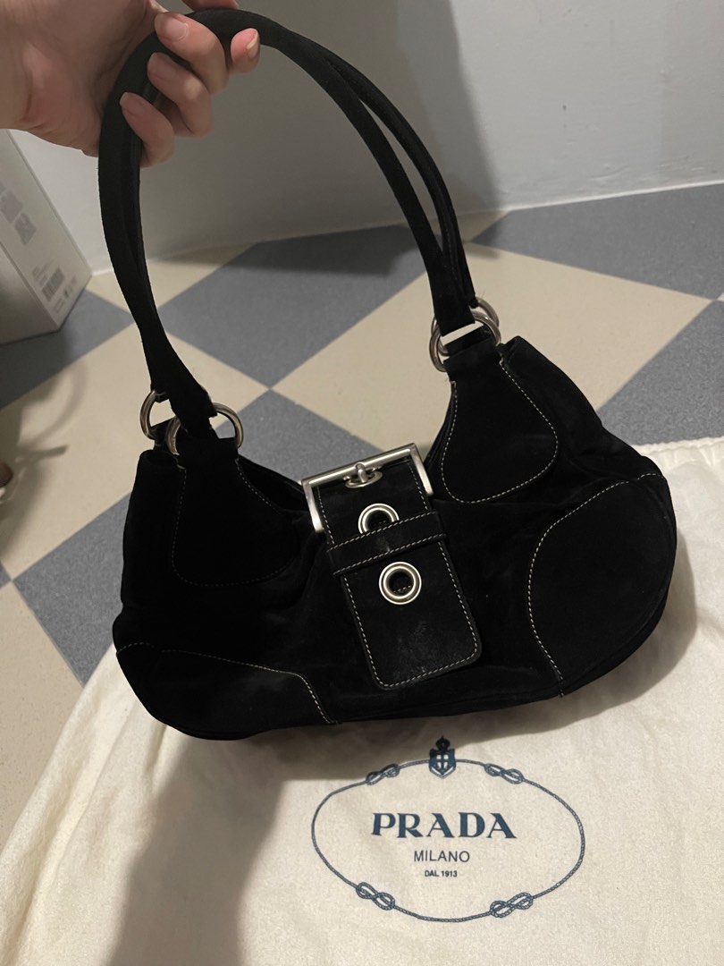 Y2K Prada Milano Shoulder Bag with Wallet Authentic & Perfect Condition