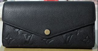 Shop Louis Vuitton MONOGRAM EMPREINTE Sarah wallet (M68708, M62125