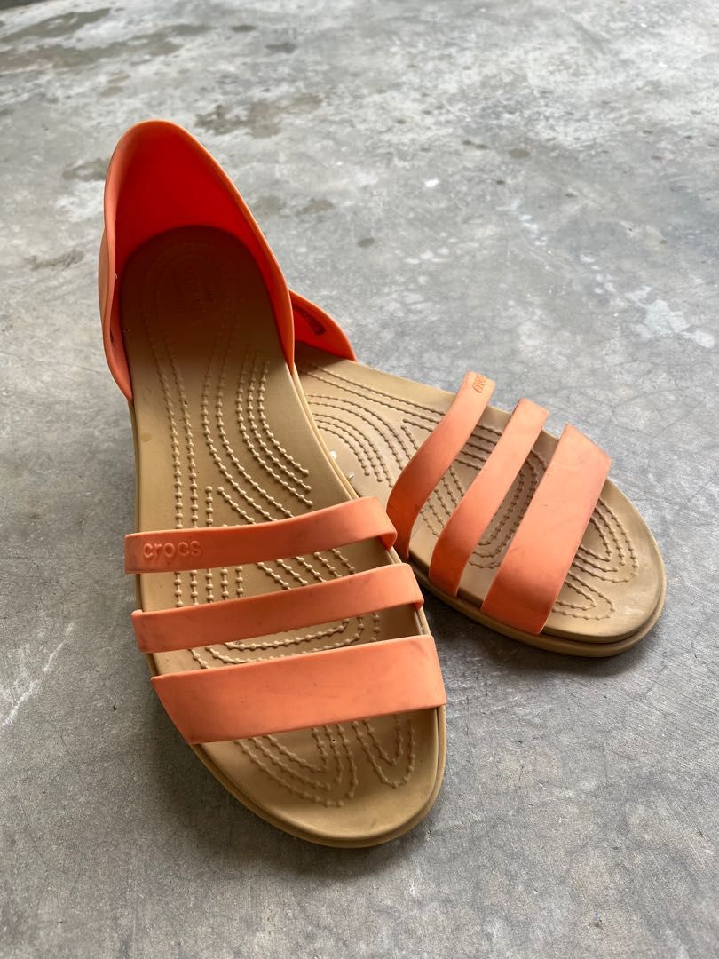 Tulum open flat crocs cheap