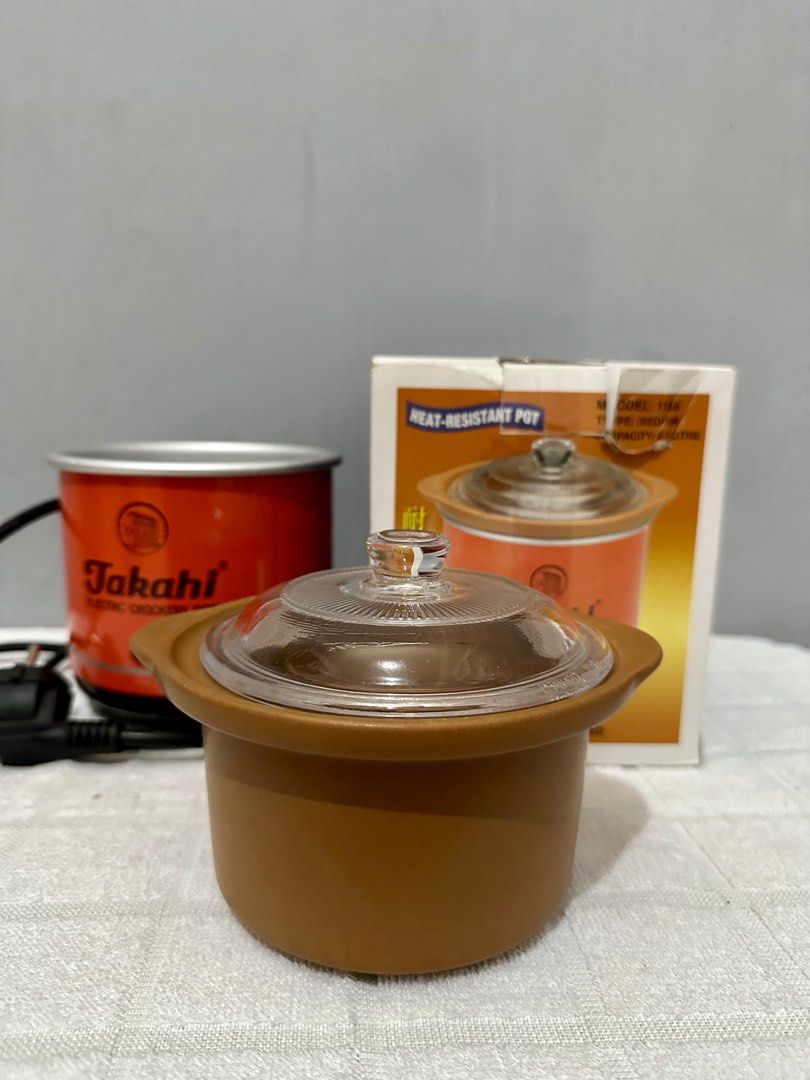 Preloved Takahi Slow Cooker Premium Series 0,7 Liter on Carousell