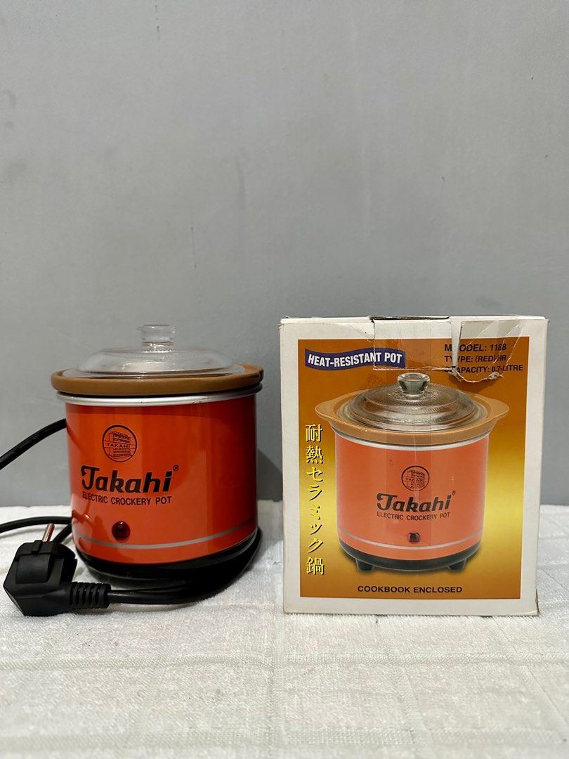 Preloved Takahi Slow Cooker Premium Series 0,7 Liter on Carousell