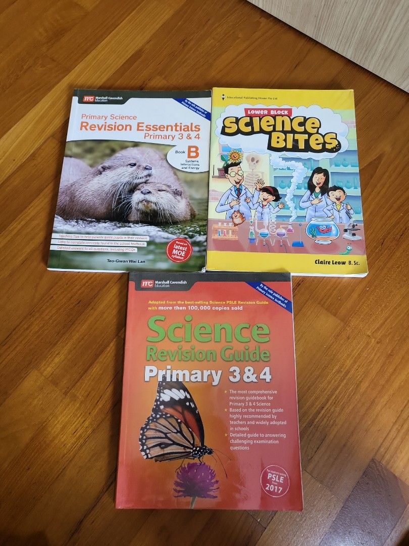 Primary 3 and 4 science revision books, Hobbies & Toys, Books