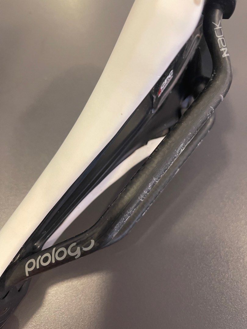 Prologo X Zero CPC NACK bicycle saddle with carbon fibre rails n fizik