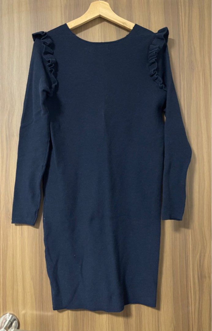 city knit dresses City Snowfall Knit Sweater Mini Dress M / iced latte main image 0