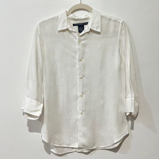 RALPH LAUREN SPORT White Button Down Shirt