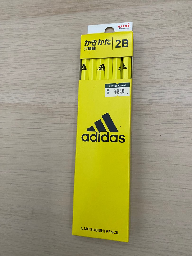 RARE Adidas Pencil Mitsubishi 2B 12 pcs MADE IN JAPAN Hobbies