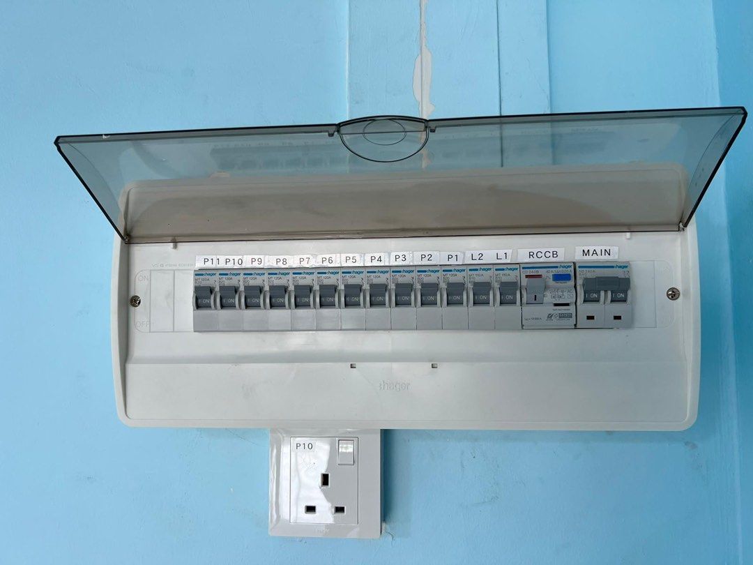 RCCB Or ELCB Replacement . New DB , Licensing Electrician HDB 