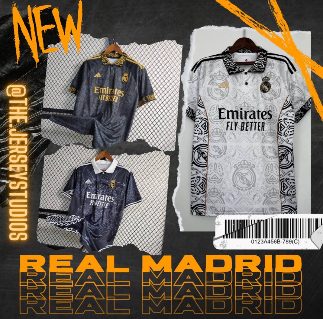Real Madrid Concept Jersey, Sports Equipment, Sports & Games, Racket