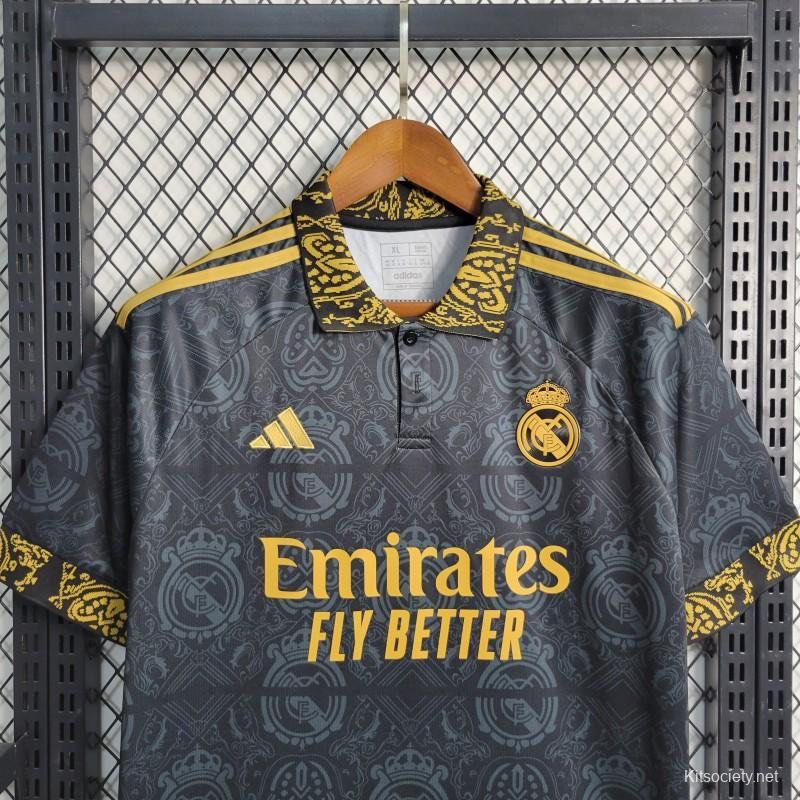 Retro Real Madrid 17/18 Away Purple Jersey - Kitsociety