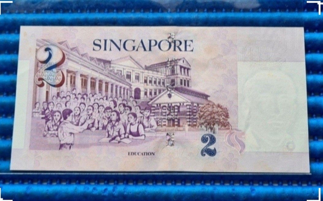 REPLACEMENT 2000 Singapore Millennium Commemorative $2 Note 5013459 ...